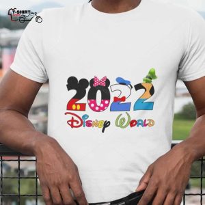 2022 Mickey Mouse And Gang Character Christmas T shirt 1