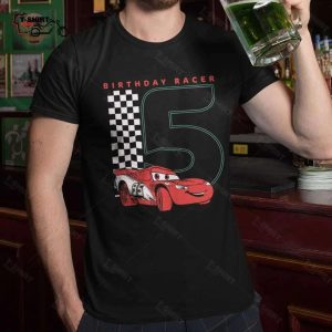 5th Birthday Racer McQueen T Shirt Cars 1