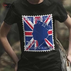 70 Years UK British flag Platinum Jubilee 2022 T Shirt Queen Elizabeth 1