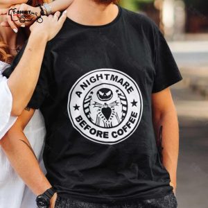 A Nightmare Before Coffee Jack Skellington Christmas T shirt 1