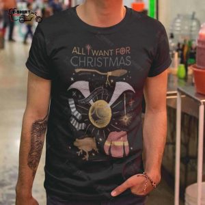 All I Want For Christmas Accessories T Shirt Harry Potter 1