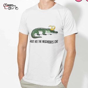 Alligator Loki Just Ate The Neighbors Cat Marvel Movie T shirt 1