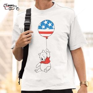 Americana Balloon Winnie the Pooh T Shirt Disney 1