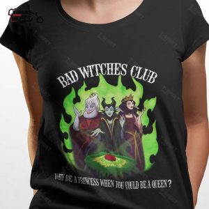 Bad Witch Bad Witches Club Disney Lover Halloween Tee 1