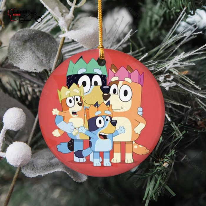 Bandit Chilli Bingo Bluey Heeler Christmas Ornament 2