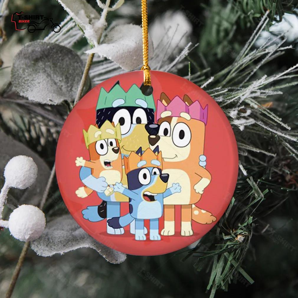 Bandit Chilli Bingo Bluey Heeler Christmas Ornament 2