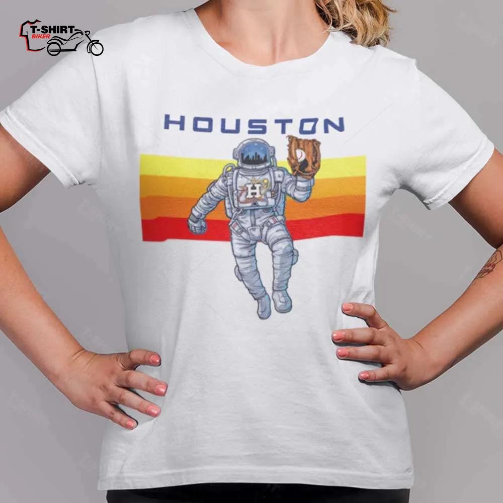 Baseball Astronaut T-Shirt Houston Astros Baseball Astronaut T-Shirt Houston Astros