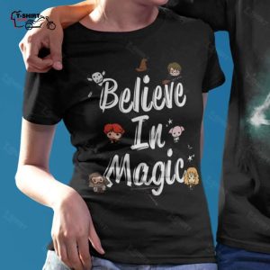 Believe In Magic Cute Cartoon T Shirt Harry Potter 1