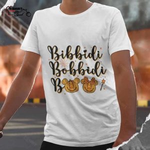 Bibbidi Bobbidi Boo Cinderella Mickey Minnie Pumpkin Face Halloween T shirt 1 1