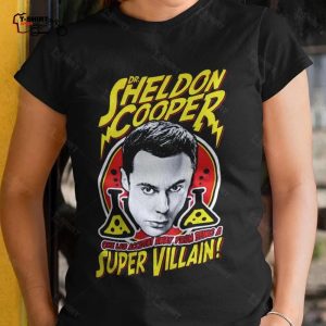 Big Bang Theory Sheldon Cooper Villain Vintage Movie T shirt 1 1
