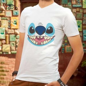 Big Face Stitch T Shirt Disney 1 1