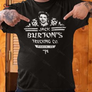 Big Trouble In Little China Jack BurtonS Trucking Co Vintage Movie T shirt 1 1