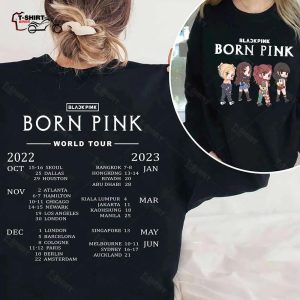Blackpink Born Pink World Tour T Shirt 1