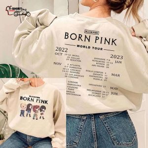 Blackpink Born Pink World Tour White Tee 1
