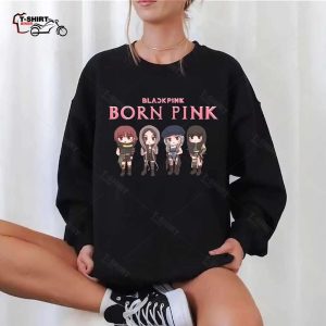 Blackpink Chibi Pink Venom T Shirt 1