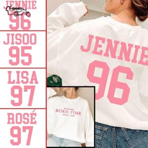 Blackpink Name Members White Tee 1