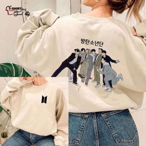 BTS BE Concept Photo Sketch White Tee 1