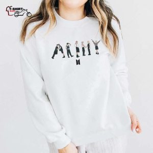 BTS Butter ARMY Pose White Tee 1
