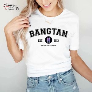 BTS Est 2013 We Are Bulletproof White Tee 1