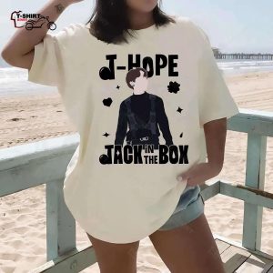 BTS j hope Jack In The Box White Tee 1