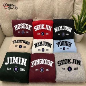 BTS Name Members T Shirt 1