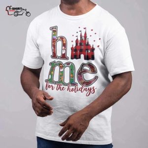 Castle Home For The Holidays White Tee 1