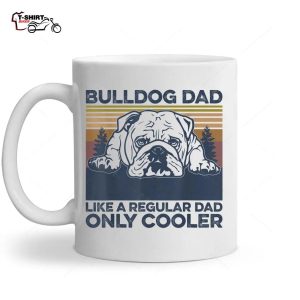 Bulldog Dad Dog Owner Lovers Ceramic Mug 1