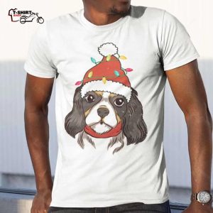 Cavalier Christmas Light T Shirt 1