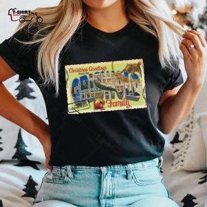 Christmas Greetings From The Griswold Family T Shirt National Lampoons Christmas Vacation 1