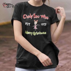 Cindy Lou Who Est 1957 Merry Grinchmas T shirt 1