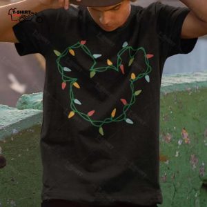 Christmas Light Mickey Icon T Shirt 1