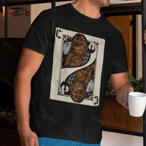 Chewbacca Playing Rebel Card T Shirt Star Wars 1