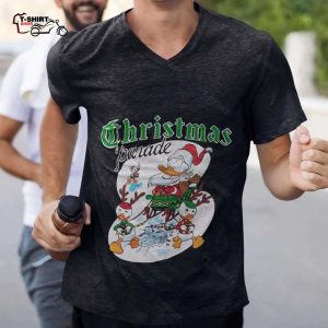 Christmas Parade Donald Duck Huey Dewey and Louie T shirt 1