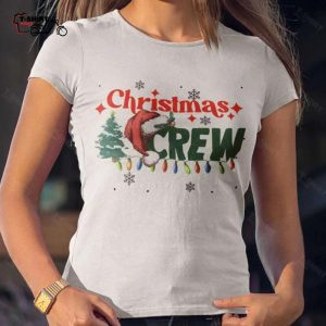 Christmas Tree Light Xmas Crew T shirt 1