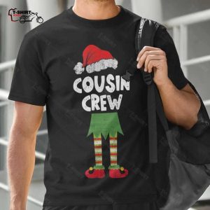 Cousin Crew Elf Matching Group Christmas T Shirt 1