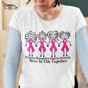 Custom Name Were In This Together Breast Cancer Tee 1