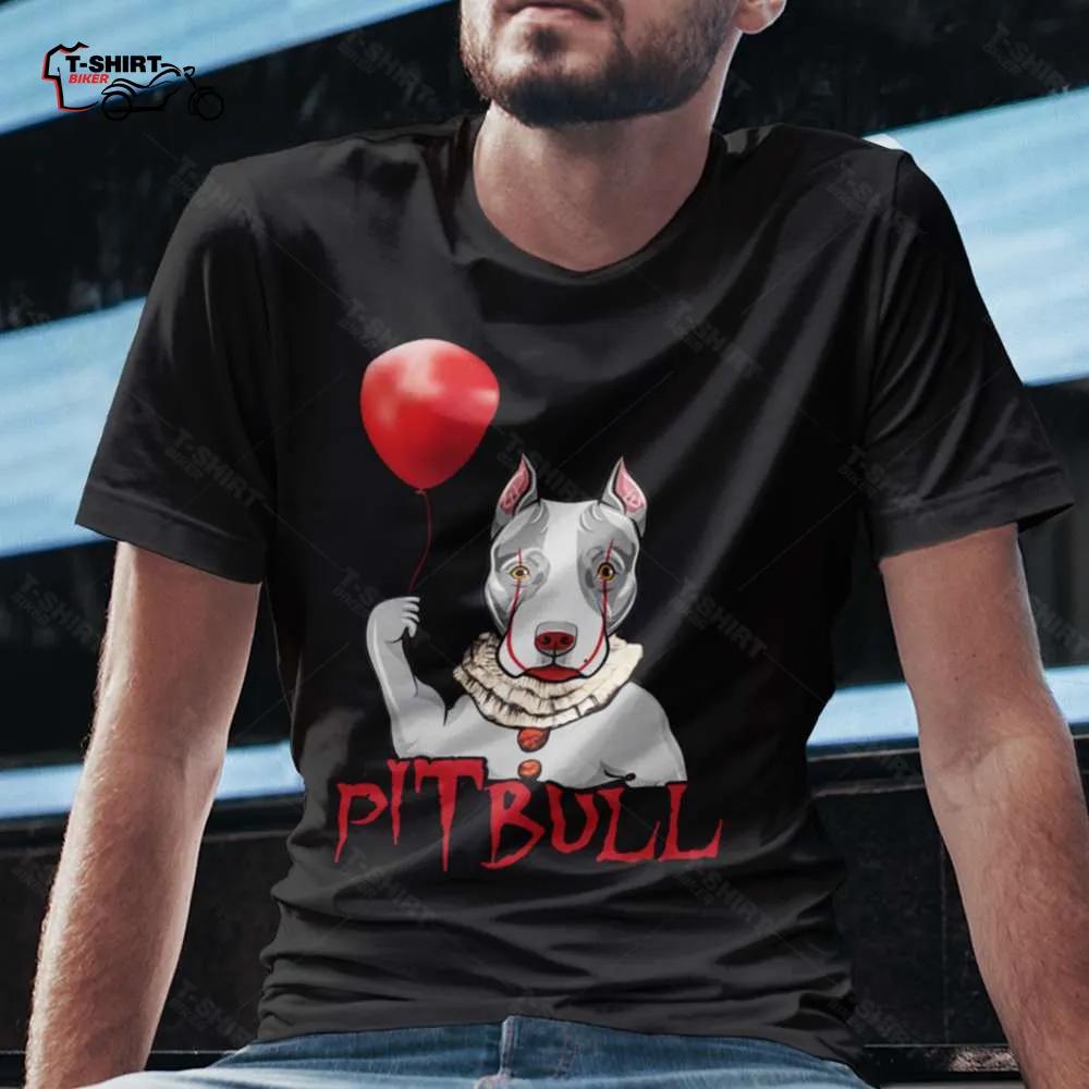 Cute Funny Pennywise Dog Pitbull Killer Halloween Tee Cute Funny Pennywise Dog Pitbull Killer Halloween Tee