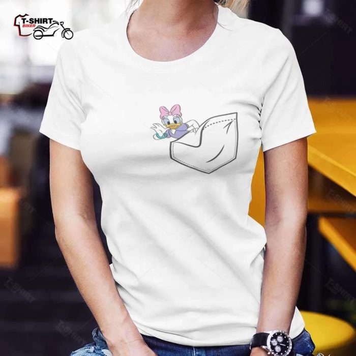 Daisy Duck Small Pocket T Shirt Disney 1