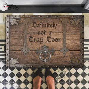 Definitely Not A Trap Door Coir Doormat 1