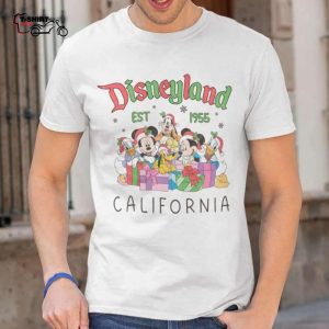 Disneyland Est 1955 California Christmas T shirt 1