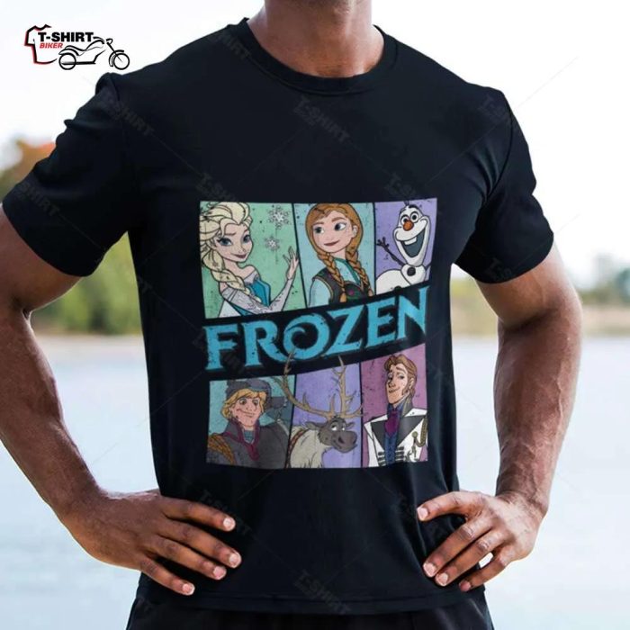 Elsa Anna Olaf Kristoff Hans T shirt Frozen 1