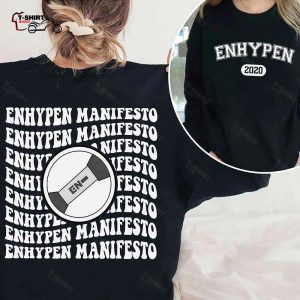ENHYPEN Est 2020 Manifesto World Tour T Shirt 1
