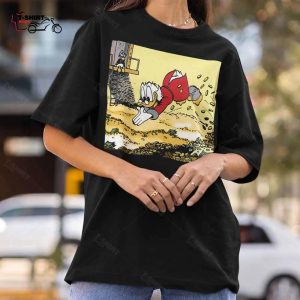 DuckTales Scrooge McDuck Swimming In Cash T shirt Disney 1