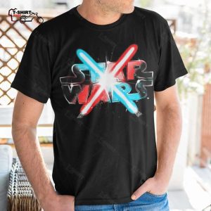 Dueling Lightsabers T Shirt Star Wars 1