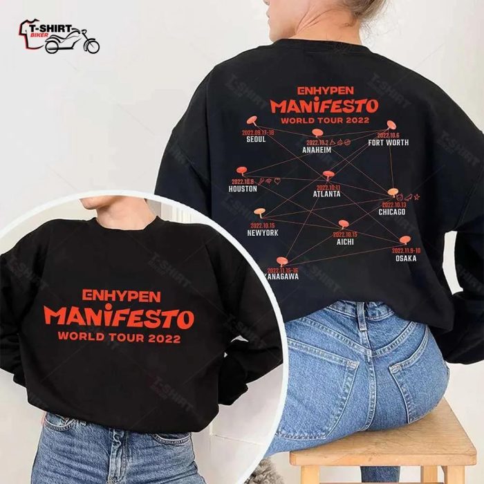 ENHYPEN Manifesto Timeline World Your 2022 T Shirt 1