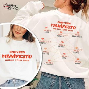 ENHYPEN Manifesto Timeline World Your 2022 White Tee 1