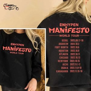 ENHYPEN Manifesto World Tour 2022 T Shirt 1