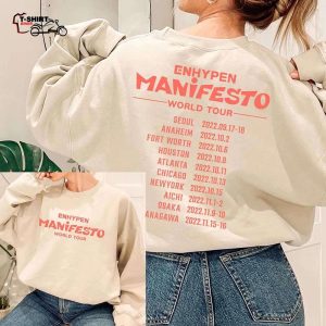 ENHYPEN Manifesto World Tour 2022 White Tee 1