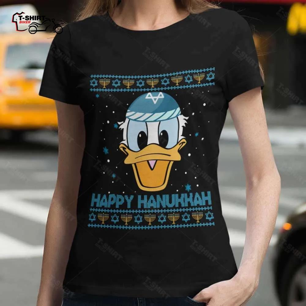 Donald Duck Happy Hanukkah T-shirt Disney Donald Duck Happy Hanukkah T-shirt Disney