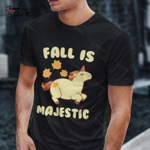 Fall Is Majestic Unicorn Autumn T shirt 1